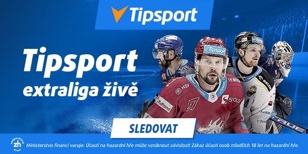 Sledujte Tipsport extraligu ledního hokeje 2024-2025 živě na TV Tipsport - online live stream TELH zdarma