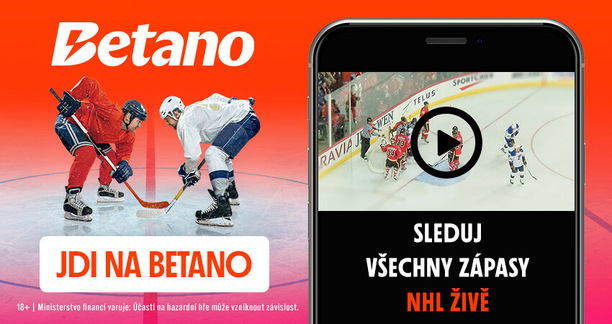 NHL live stream Betano - vsaďte si a sledujte NHL živě na TV Betano