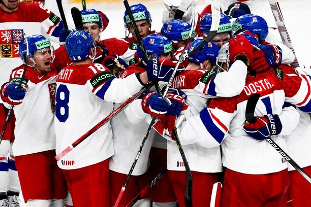 Česko slaví vítězství v nájezdech proti Finsku na MS v hokeji 2024