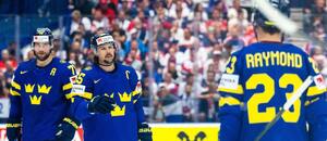Tři největší hvězdy Švédska na MS 2024: Victor Hedman, Erik Karlsson a Lucas Raymond.