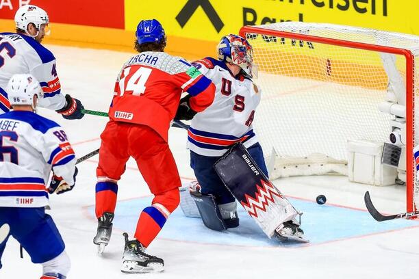 Pavel Zacha dává vítězný gól ve čtvrtfinále MS v hokeji 2024. Připomeňte si výhru Česka nad USA v sestřihu