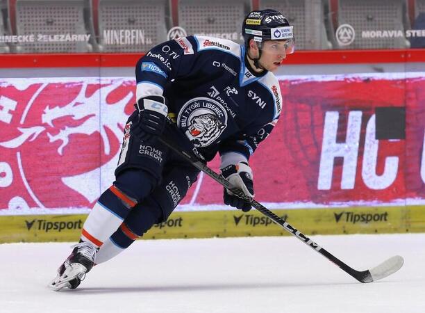 Útočník Jakub Rychlovský odchází z Liberce do Detroitu v NHL.