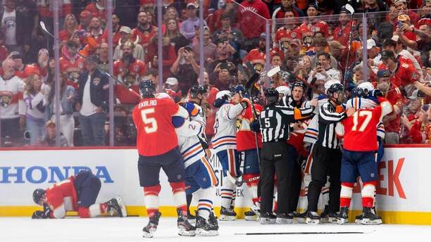 NHL Finále Stanley Cupu, roztržka mezi hráči Edmontonu a Floridy