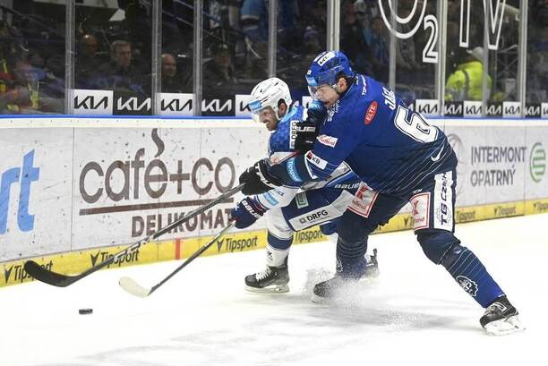 Zápas TELH, Kladno vs. Kometa Brno, v akci hokejová legenda Jaromír Jágr