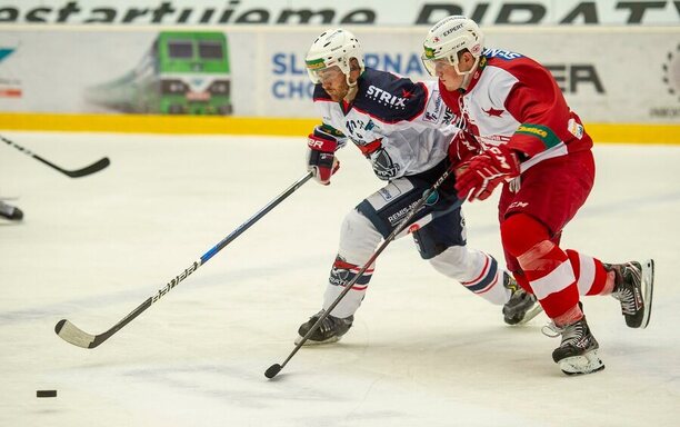 Zápas 1. hokejové ligy, Slavia Praha vs. Chomutov