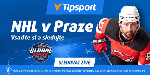 Tipsport: Vsaďte si a sledujte NHL v Praze živě (online live stream)