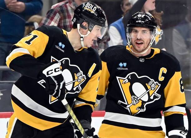 Hokej, NHL: Yevgeni Malkin a Sidney Crosby z Pittsburgh Penguins mají začátkem sezony 2024/25 blízko z velkým milníkům