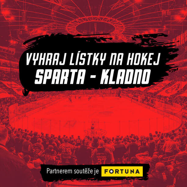 Soutěž o vstupenky zdarma: Vyhrajte lístky na hokej Sparta vs. Kladno (27. 10. 2024)