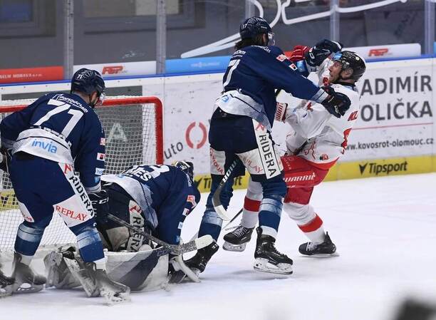 Zápas Tipsport ELH, Olomouc vs. Vítkovice, fotka ze sezony 23/24