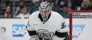 Brankář Los Angeles Kings David Rittich zažil povedený týden.