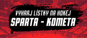 Vyhrajte lístky na hokej Sparta vs. Kometa (8. 12. 2024)