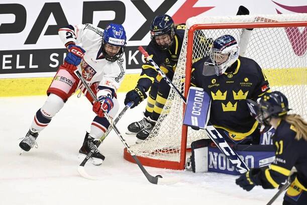 Hokej ženy, WEHT 2024: Utkání Česko vs. Švédsko na zastávce ženské EHT ve Švédsku, dnes se oba týmy střetnou v Tampere