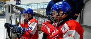 Česká reprezentace během parahokejového turnaje v Turíně Česká reprezentace během parahokejového turnaje v Turíně