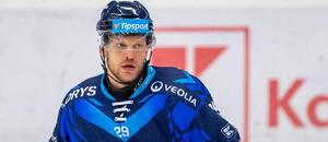 Ralfs Freibergs, obránce ve službách Vítkovic, během střetnutí proti Spartě Ralfs Freibergs, obránce ve službách Vítkovic, během střetnutí proti Spartě